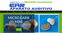 Desktop Screenshot of microear-mx.com